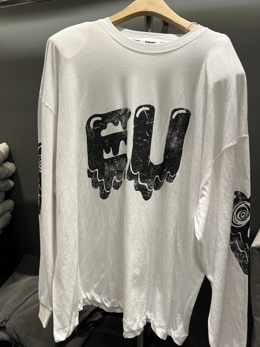 EL BOSQUE韓國代購女士新款推薦時尚職業熱賣休閑長袖T恤EL BOSQUE長袖T恤圖色1