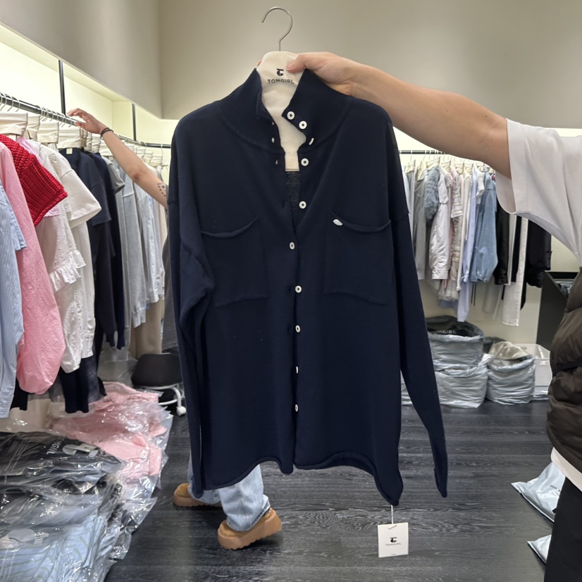 TOMGIRL韓國直郵實拍女士新款推薦職業26春夏人氣針織衫開衫TOMGIRL針織衫圖色3