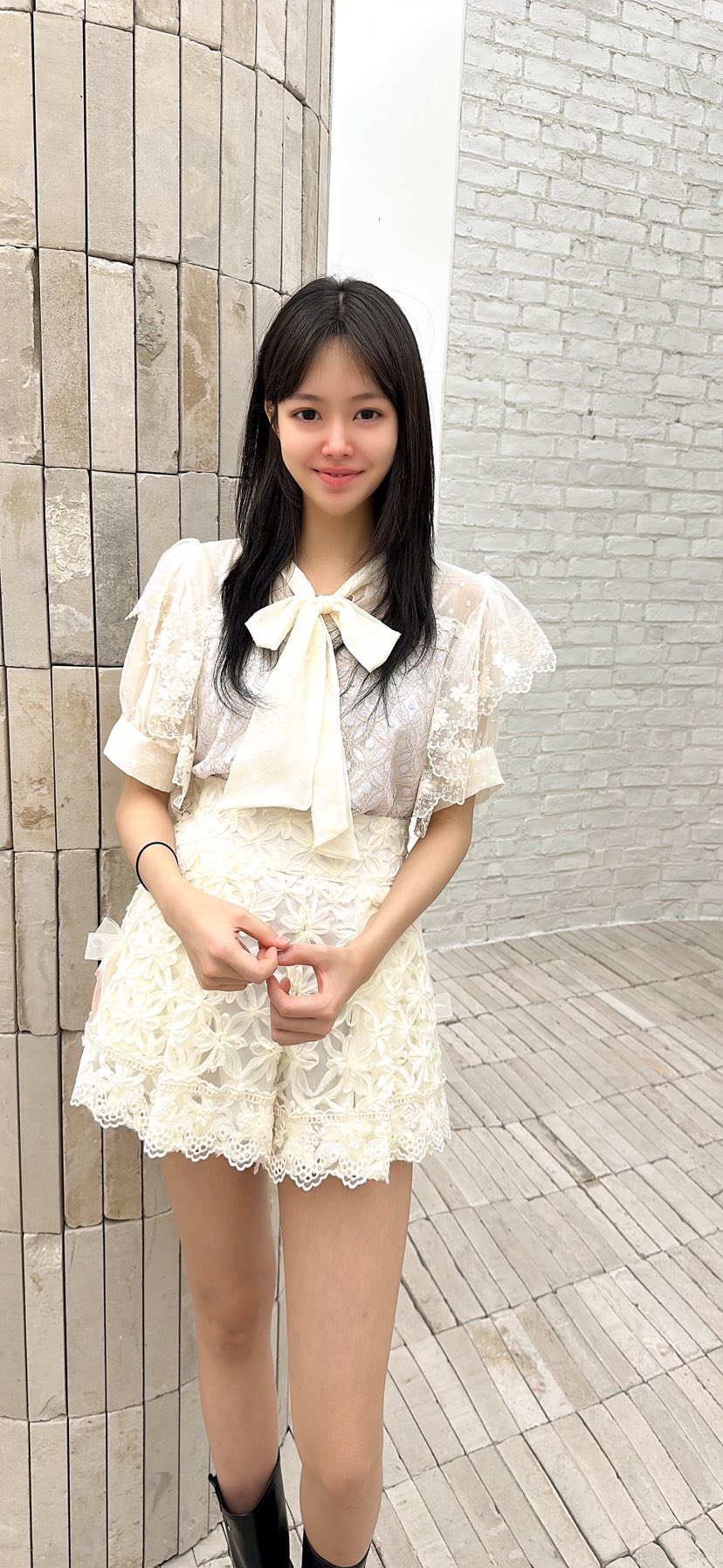 YARD韓國直郵實拍女士新款時尚26春夏休閑襯衫蕾絲衫雪紡YARD襯衫/蕾絲衫