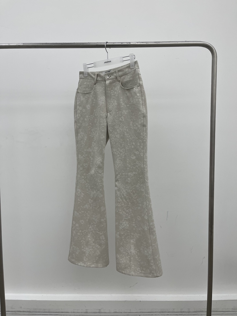 ATMOSPHERE韓國代購女裝新款推薦26春夏時尚熱賣休閑褲喇叭ATMOSPHERE/BLING休閑褲圖色1