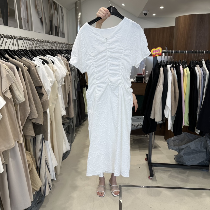 LE EDITION/LEBOENE韓國代購女裝新款職業人氣連衣裙褶皺LE EDITION/LEBOENE連衣裙