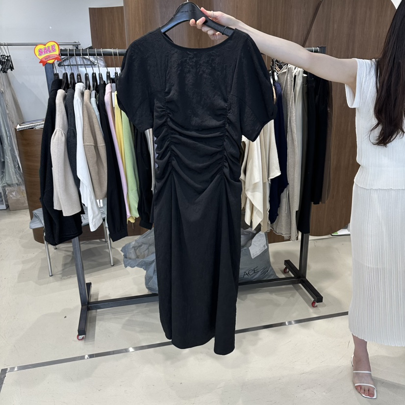 LE EDITION/LEBOENE韓國代購女裝新款職業人氣連衣裙褶皺LE EDITION/LEBOENE連衣裙圖色2