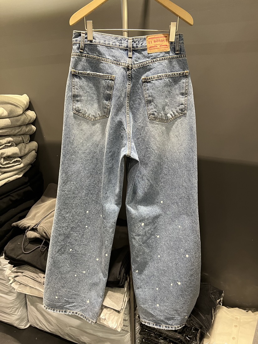 EL BOSQUE韓國直郵女士新款休閑26春夏熱賣職業推薦牛仔褲EL BOSQUE牛仔褲