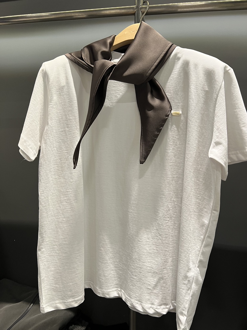 EL BOSQUE韓國東大門代購女士新款26春夏職業T恤不含圍巾EL BOSQUET恤圖色1