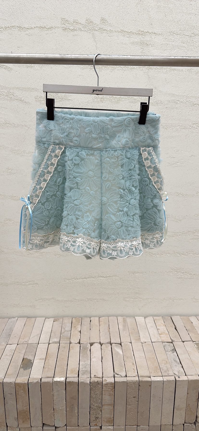 YARD韓國直郵實拍女士新品時尚職業人氣26春夏熱賣短褲刺繡YARD短褲圖色1