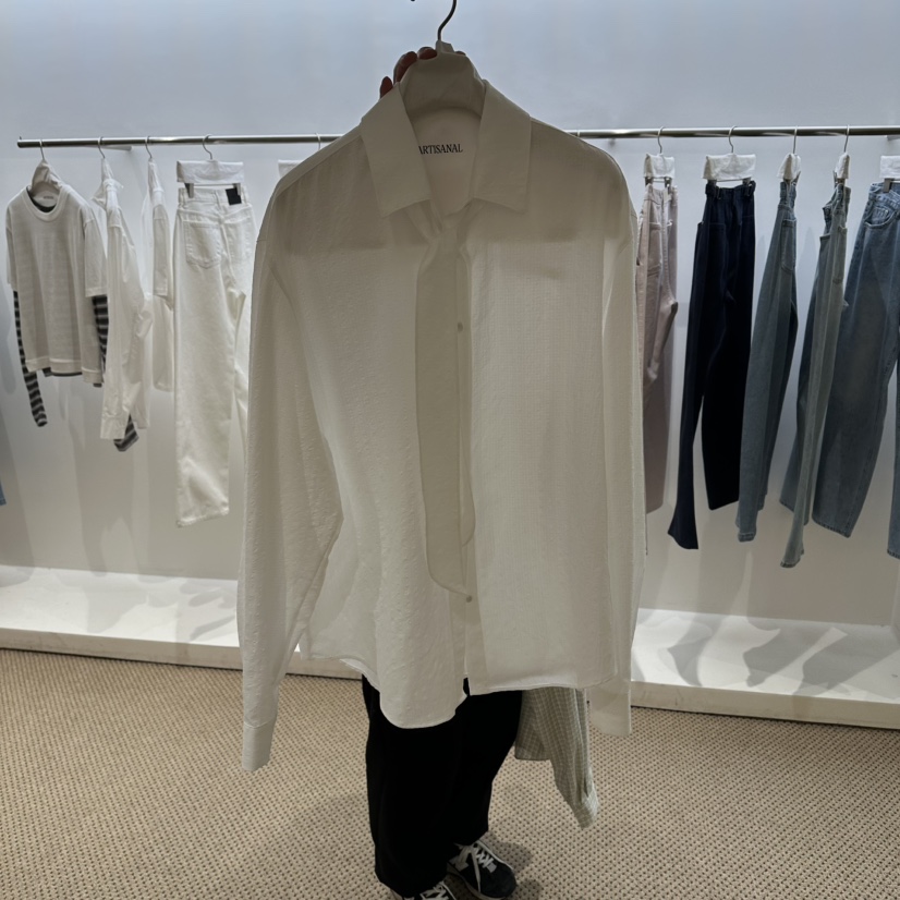 ARTISANAL韓國直郵實拍女士新款休閑職業襯衫蕾絲衫含領帶ARTISANAL襯衫/蕾絲衫圖色1