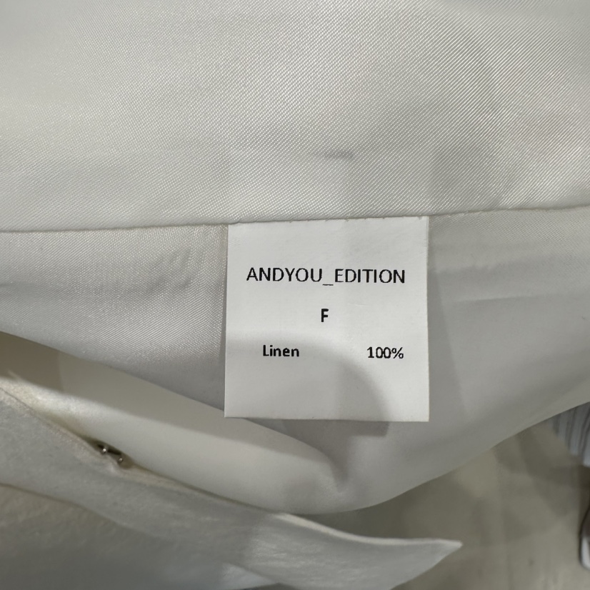 LE EDITION/LEBOENE韓國代購女裝新款人氣襯衫蕾絲衫褶裥亞麻LE EDITION/LEBOENE襯衫/蕾絲衫