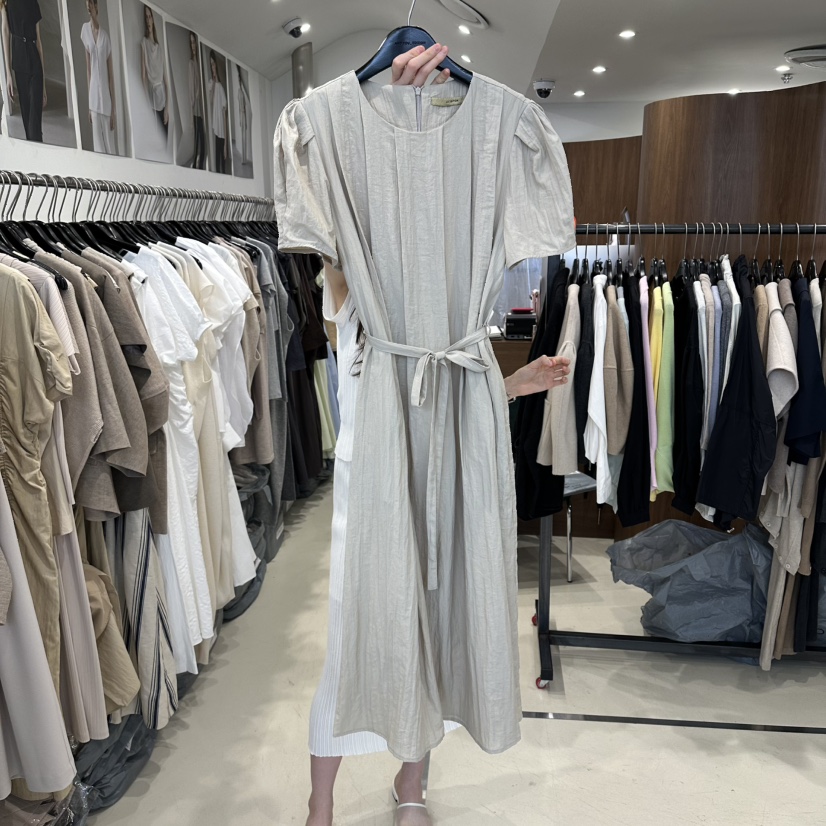 LE EDITION/LEBOENE韓國直郵女裝新款熱賣連衣裙含腰帶LE EDITION/LEBOENE連衣裙圖色2