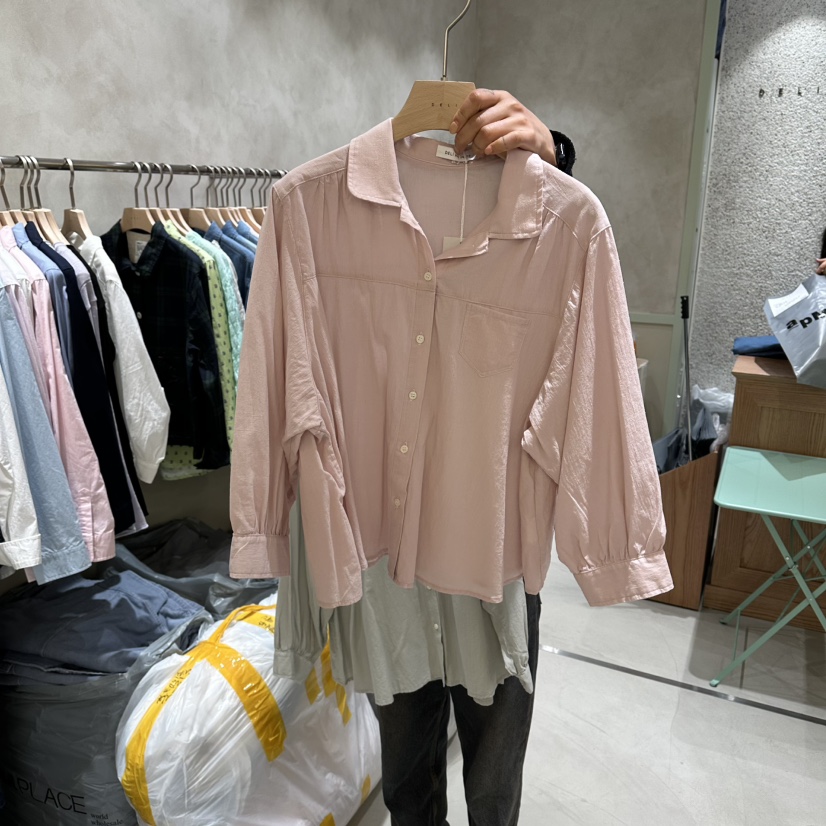 DELI JENNY韓國東大門代購女士新品熱賣職業時尚襯衫蕾絲衫DELI JENNY襯衫/蕾絲衫圖色2