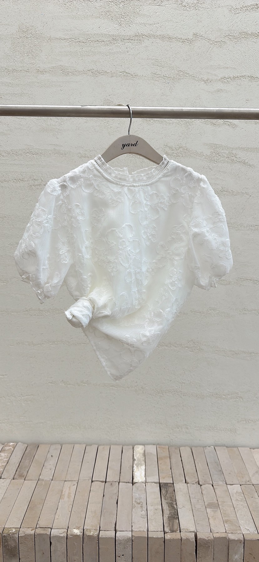 YARD韓國直郵女裝新款熱賣人氣時尚推薦職業襯衫蕾絲衫刺繡YARD襯衫/蕾絲衫圖色1