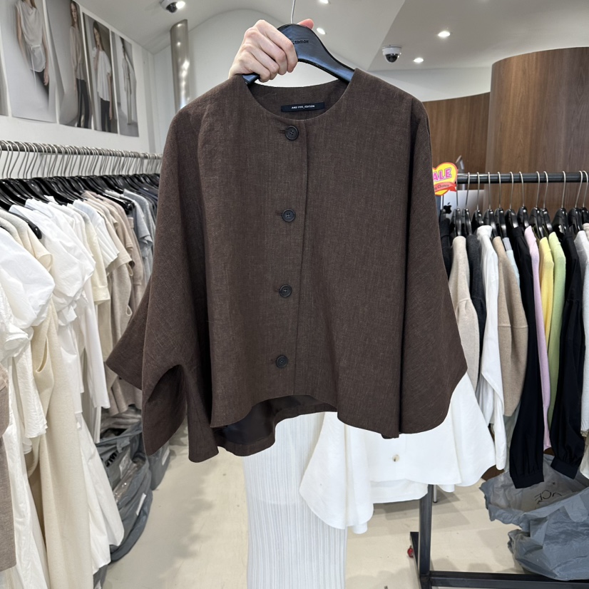 LE EDITION/LEBOENE韓國直郵女裝新品休閑推薦夾克亞麻LE EDITION/LEBOENE夾克圖色2