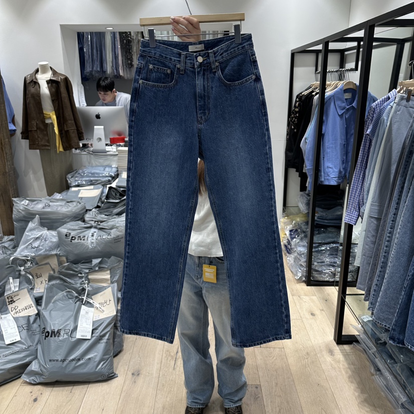 BRUNI/RICOTTA韓國代購女裝新款休閑職業推薦人氣牛仔褲BRUNI/RICOTTA牛仔褲圖色1