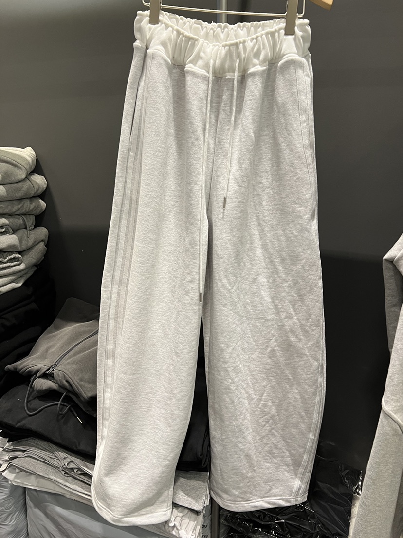 EL BOSQUE韓國直郵女士新款時尚推薦休閑熱賣休閑褲毛圈布EL BOSQUE休閑褲圖色1