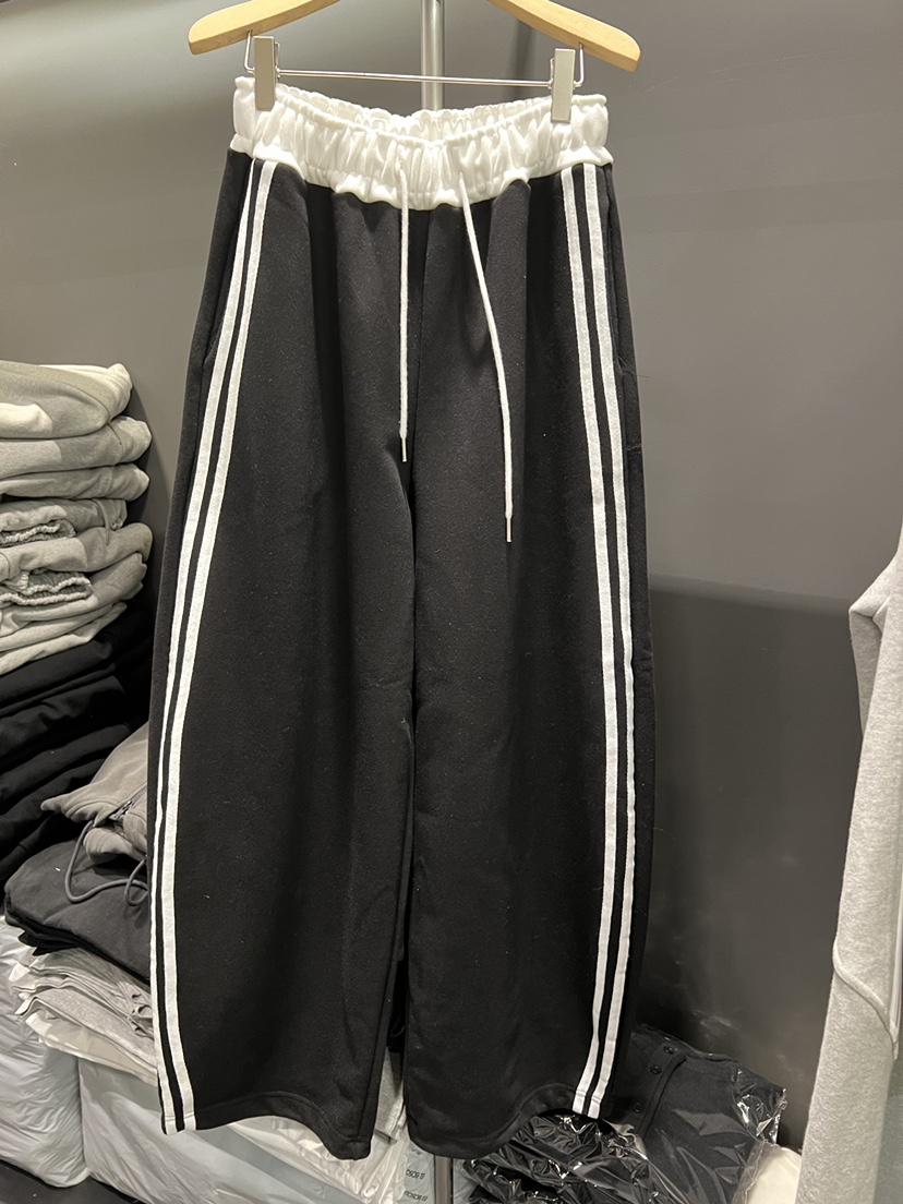 EL BOSQUE韓國直郵女士新款時尚推薦休閑熱賣休閑褲毛圈布EL BOSQUE休閑褲圖色3