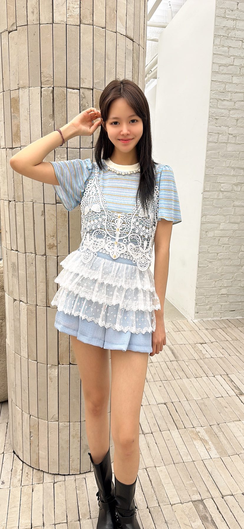 YARD韓國直郵女裝新品人氣時尚職業休閑熱賣推薦短褲刺繡YARD短褲