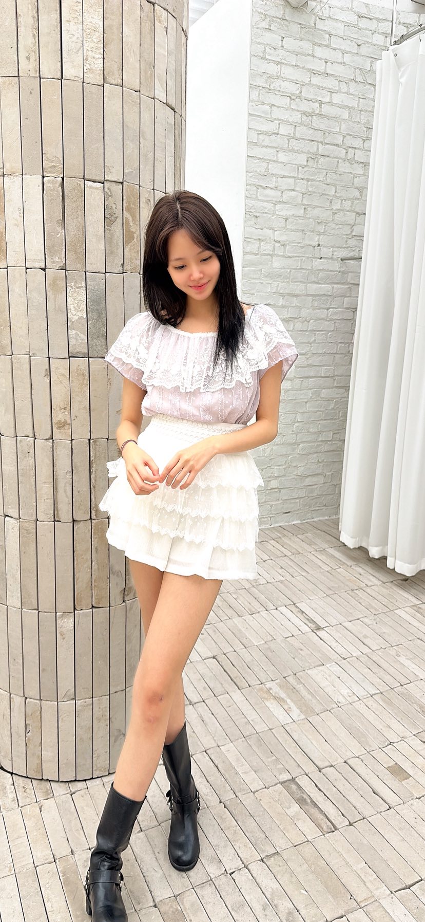 YARD韓國直郵女裝新品人氣時尚職業休閑熱賣推薦短褲刺繡YARD短褲