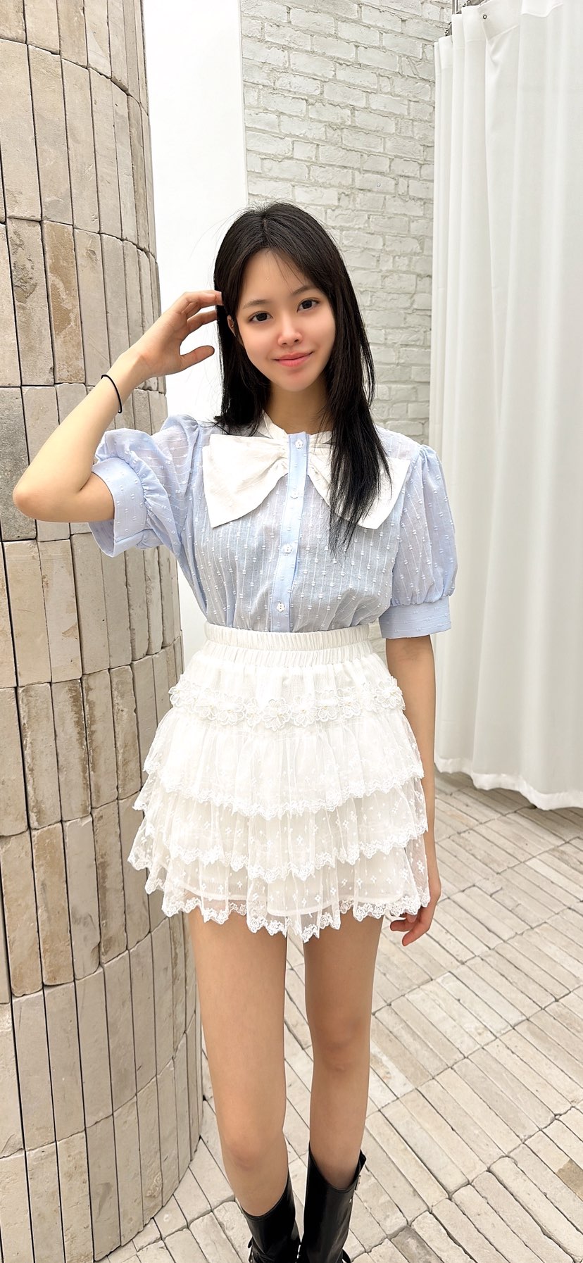 YARD韓國直郵女裝新款熱賣推薦職業休閑人氣26春夏襯衫蕾絲衫YARD襯衫/蕾絲衫