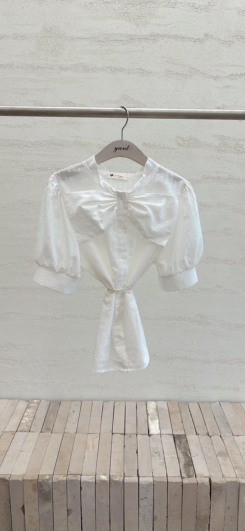 YARD韓國直郵女裝新款熱賣推薦職業休閑人氣26春夏襯衫蕾絲衫YARD襯衫/蕾絲衫圖色1