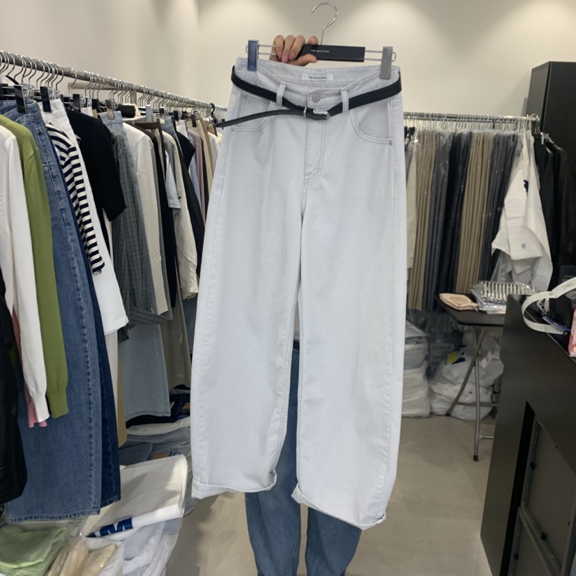 THE SECOND GROW韓國直郵女裝新品26春夏牛仔褲不含腰帶THE SECOND GROW牛仔褲圖色1