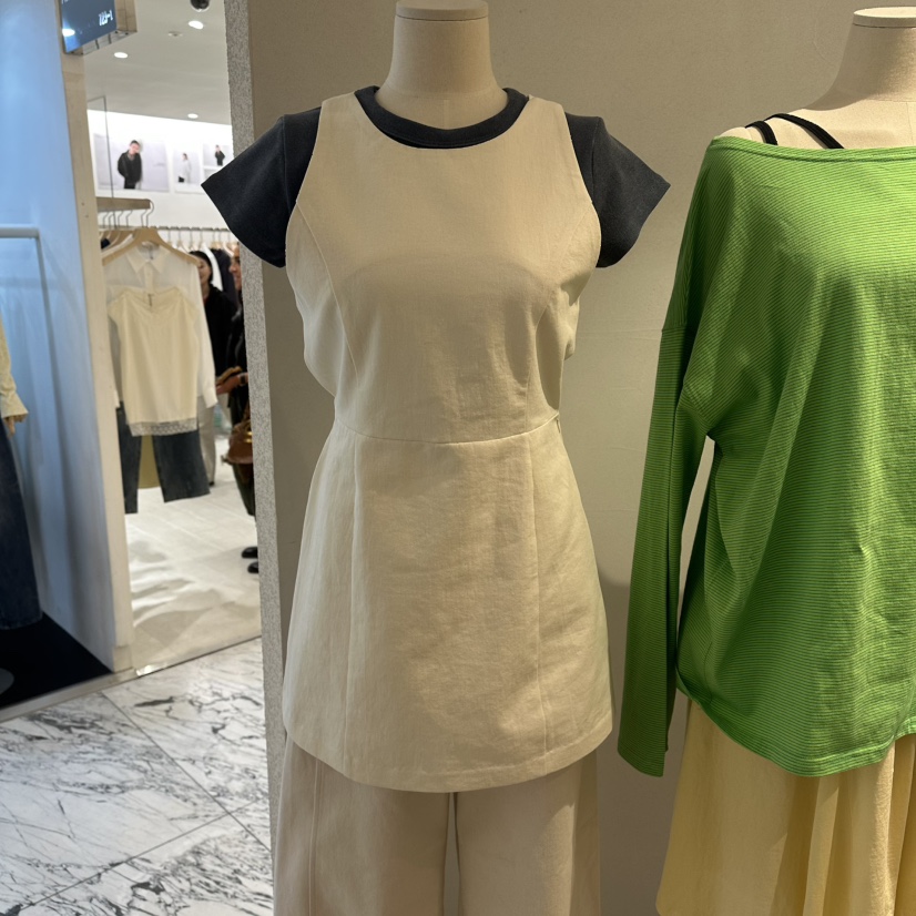 ROOM K-P韓國代購女裝新款26春夏職業熱賣連衣裙不含內搭roomk連衣裙圖色2