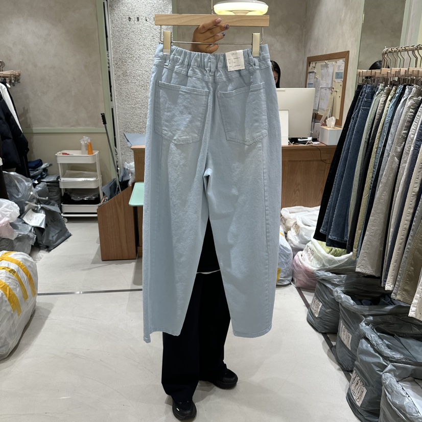 DELI JENNY韓國東大門代購女士新款時尚人氣熱賣26春夏牛仔褲DELI JENNY牛仔褲