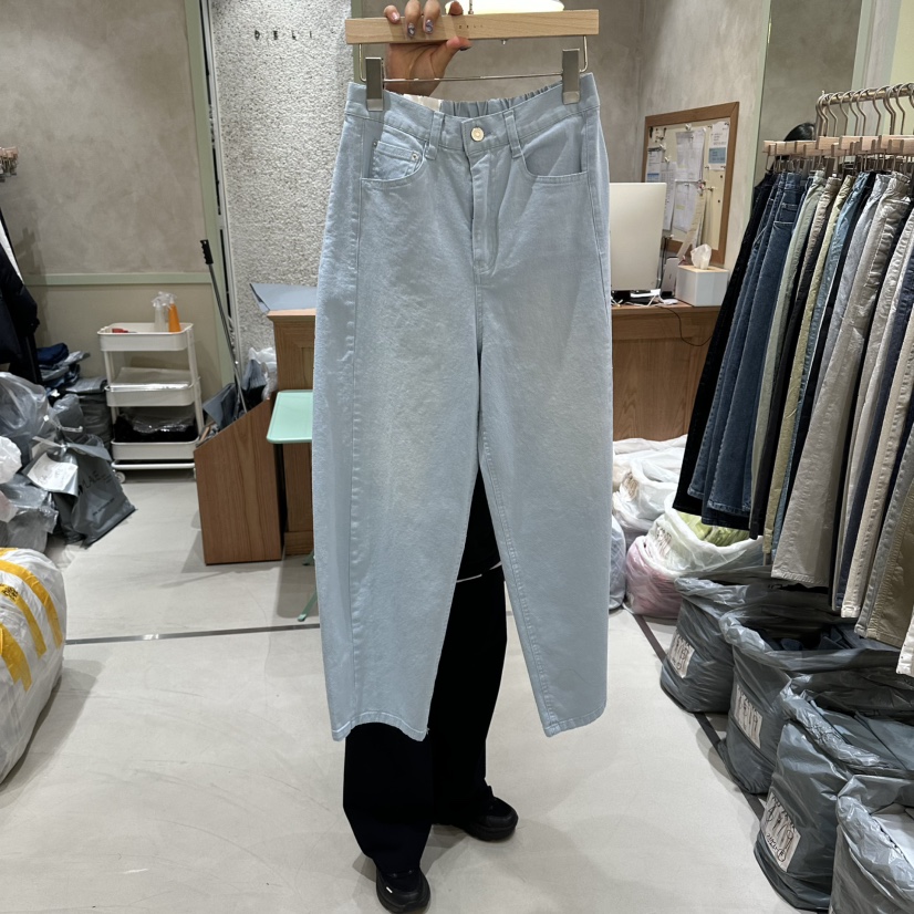 DELI JENNY韓國東大門代購女士新款時尚人氣熱賣26春夏牛仔褲DELI JENNY牛仔褲圖色1