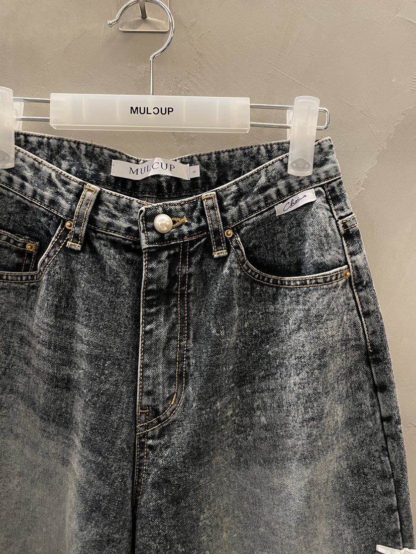 MULCUP韓國代購女士新品熱賣休閑職業時尚人氣推薦牛仔褲MULCUP牛仔褲