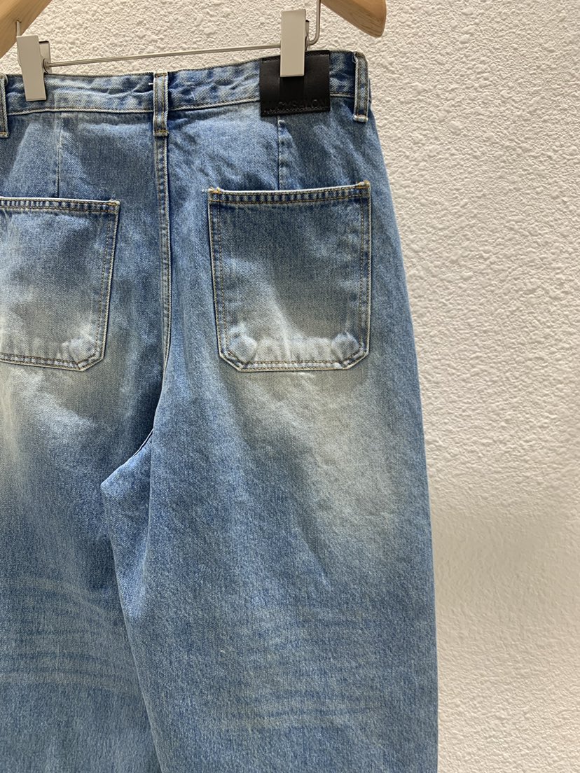 LUCY SALON韓國直郵女裝新品休閑推薦時尚人氣牛仔褲口袋LUCY SALON牛仔褲