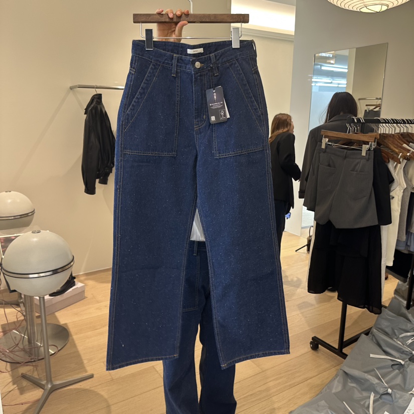 AGO韓國直郵實拍女士新款休閑人氣26春夏熱賣推薦時尚牛仔褲AGO牛仔褲圖色1