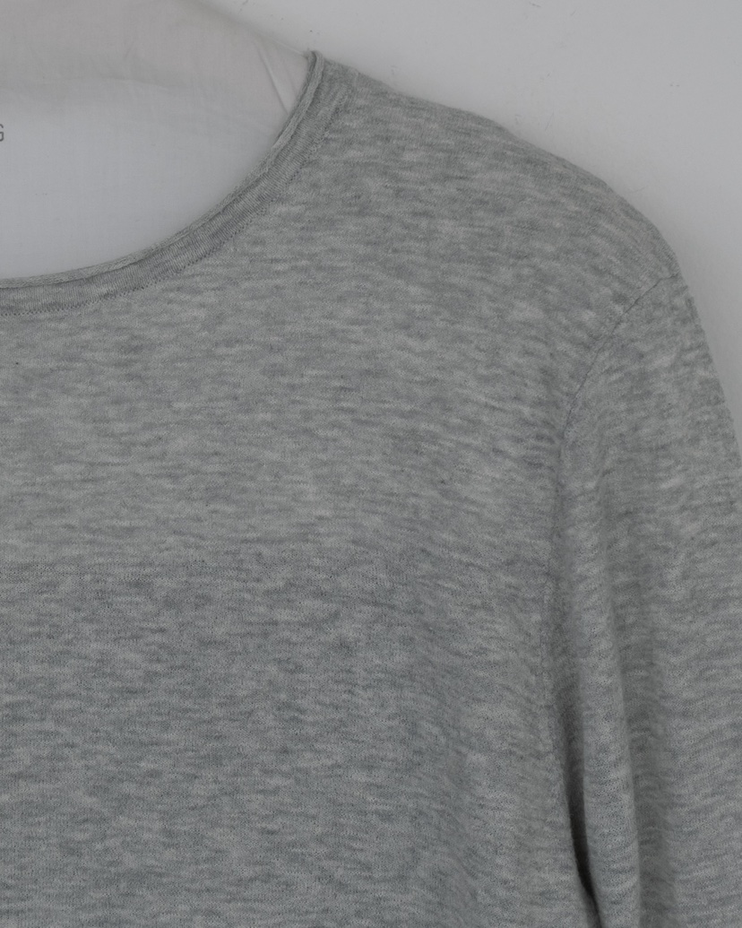 HONG-P韓國直郵實拍女裝新品熱賣職業長袖T恤亞麻布復古HONG-P長袖T恤