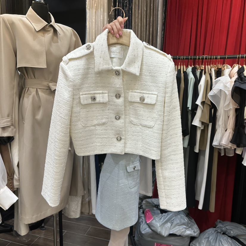 HERISH-HAUTE韓國東大門代購女裝新品職業26春夏休閑夾克HERISH-HAUTE夾克圖色2