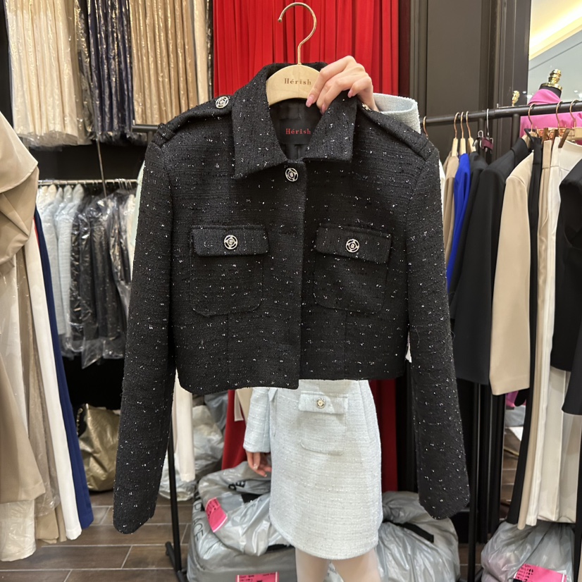 HERISH-HAUTE韓國東大門代購女裝新品職業26春夏休閑夾克HERISH-HAUTE夾克圖色3