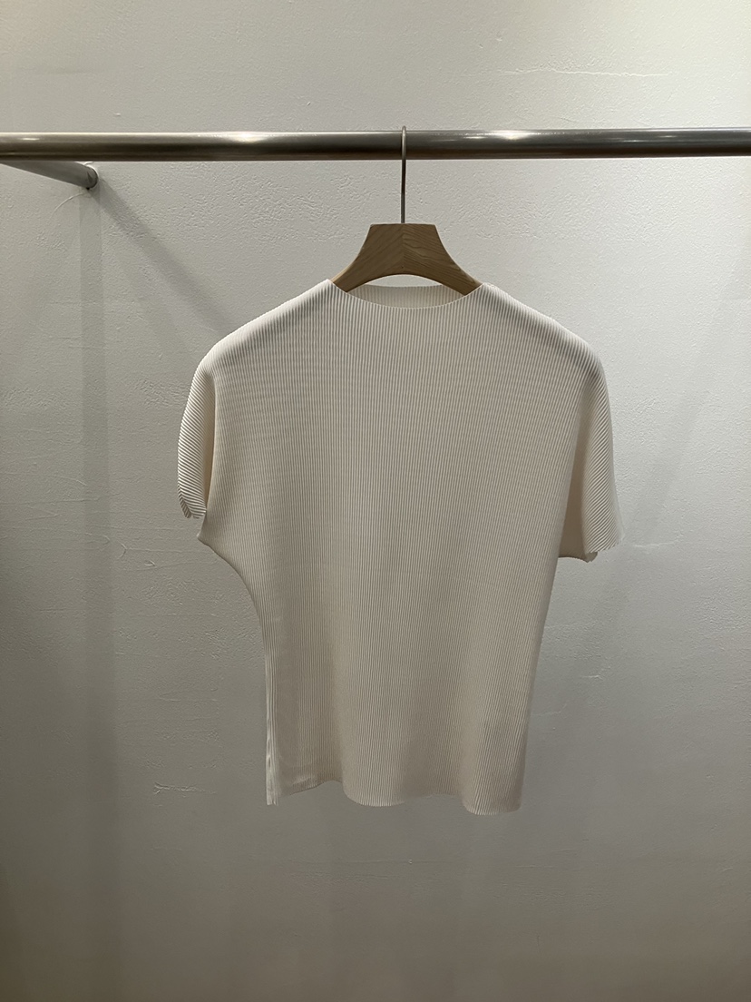 FL LANEL韓國直郵女士新品熱賣職業時尚休閑26春夏T恤褶皺FL LANELT恤圖色1