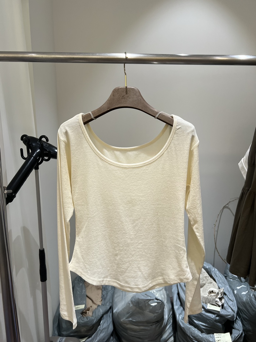 HUE/ERIA韓國東大門直郵女裝新品職業時尚26春夏長袖T恤HUE/ERIA長袖T恤