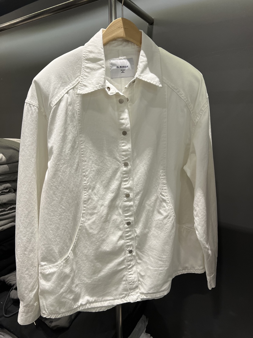 EL BOSQUE韓國東大門代購女裝新品時尚推薦襯衫蕾絲衫口袋EL BOSQUE襯衫/蕾絲衫圖色1