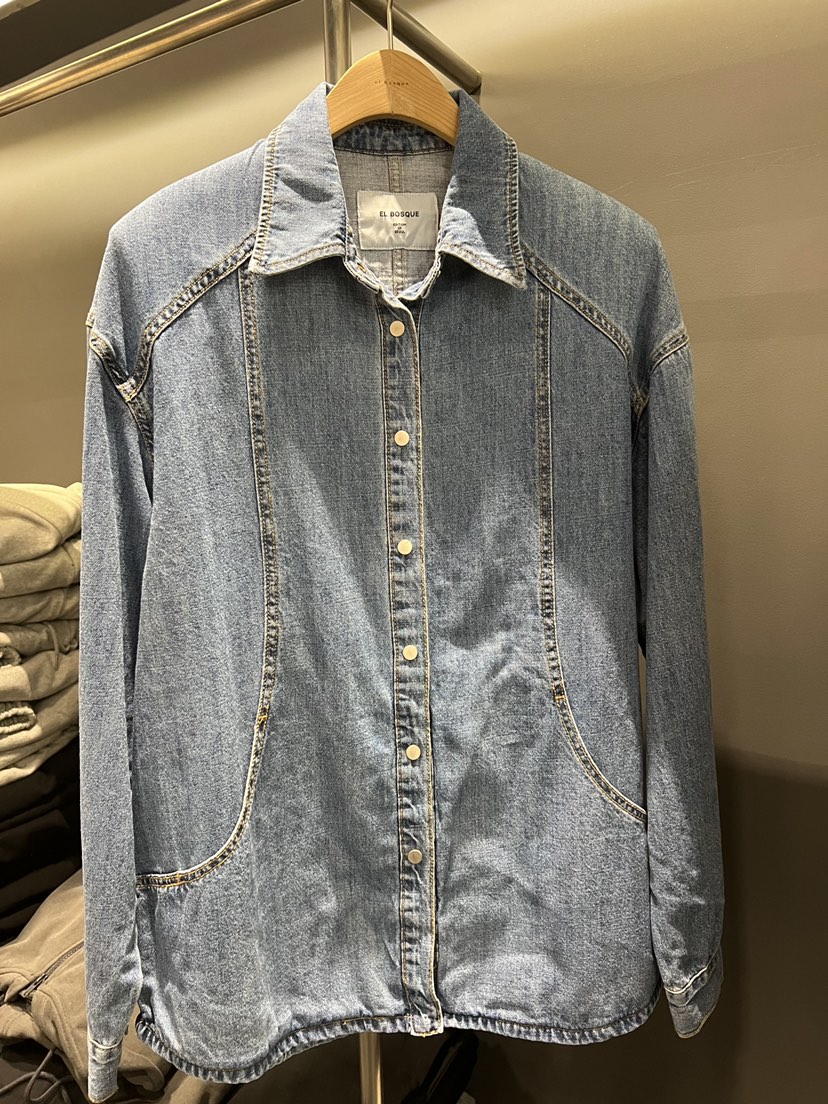 EL BOSQUE韓國東大門代購女裝新品時尚推薦襯衫蕾絲衫口袋EL BOSQUE襯衫/蕾絲衫圖色2