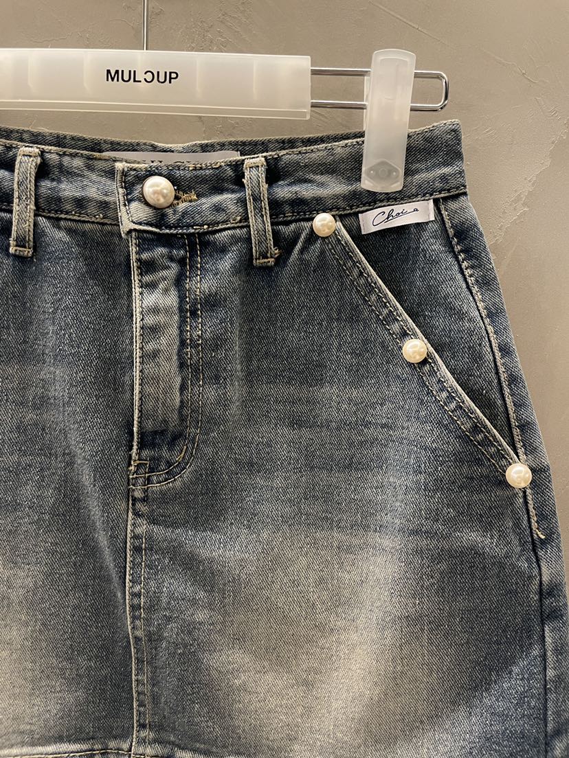 MULCUP韓國直郵實拍女裝新品時尚熱賣休閑職業26春夏短裙MULCUP短裙