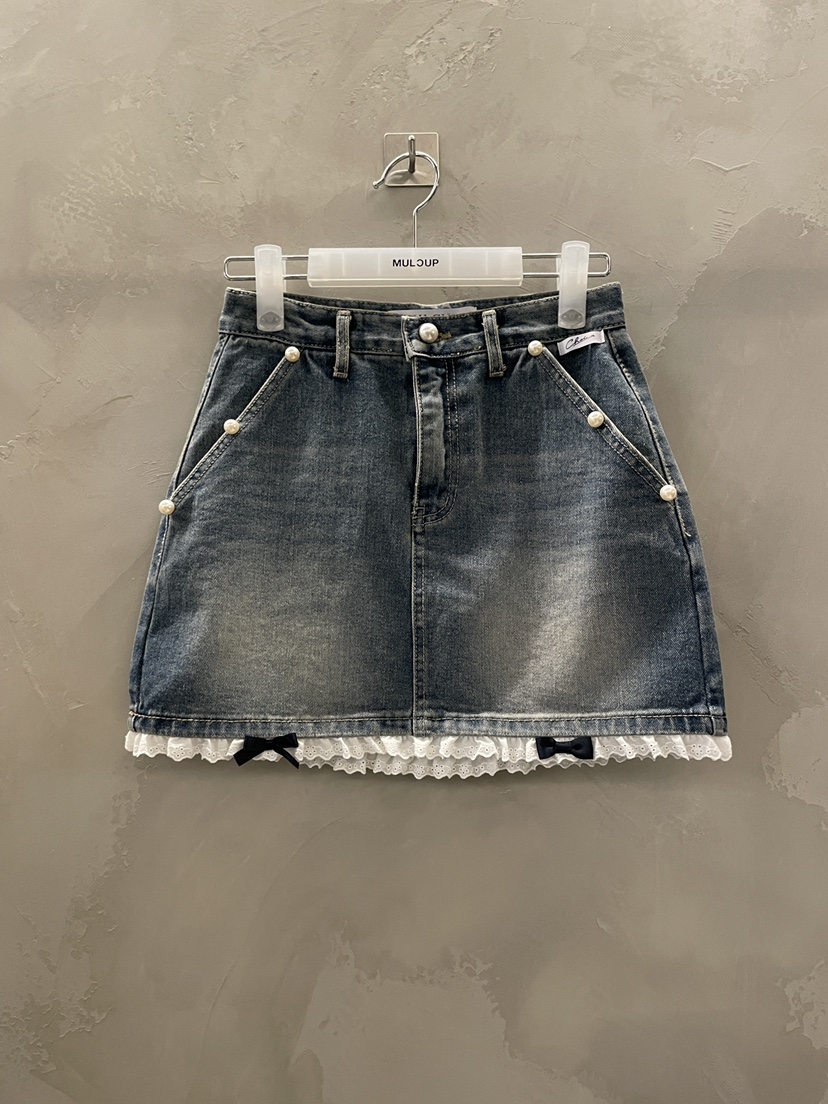 MULCUP韓國直郵實拍女裝新品時尚熱賣休閑職業26春夏短裙MULCUP短裙圖色1