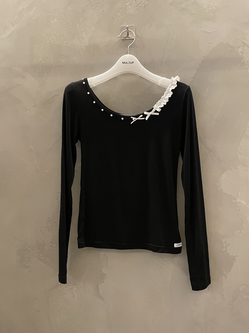 MULCUP韓國直郵女士新款時尚熱賣職業休閑26春夏推薦長袖T恤MULCUP長袖T恤圖色2