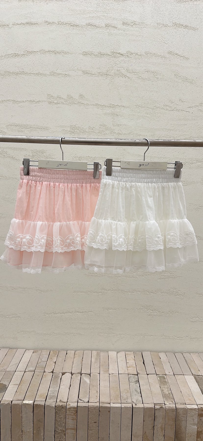 YARD韓國直郵女裝新款時尚人氣推薦休閑熱賣短裙刺繡雙面YARD短裙