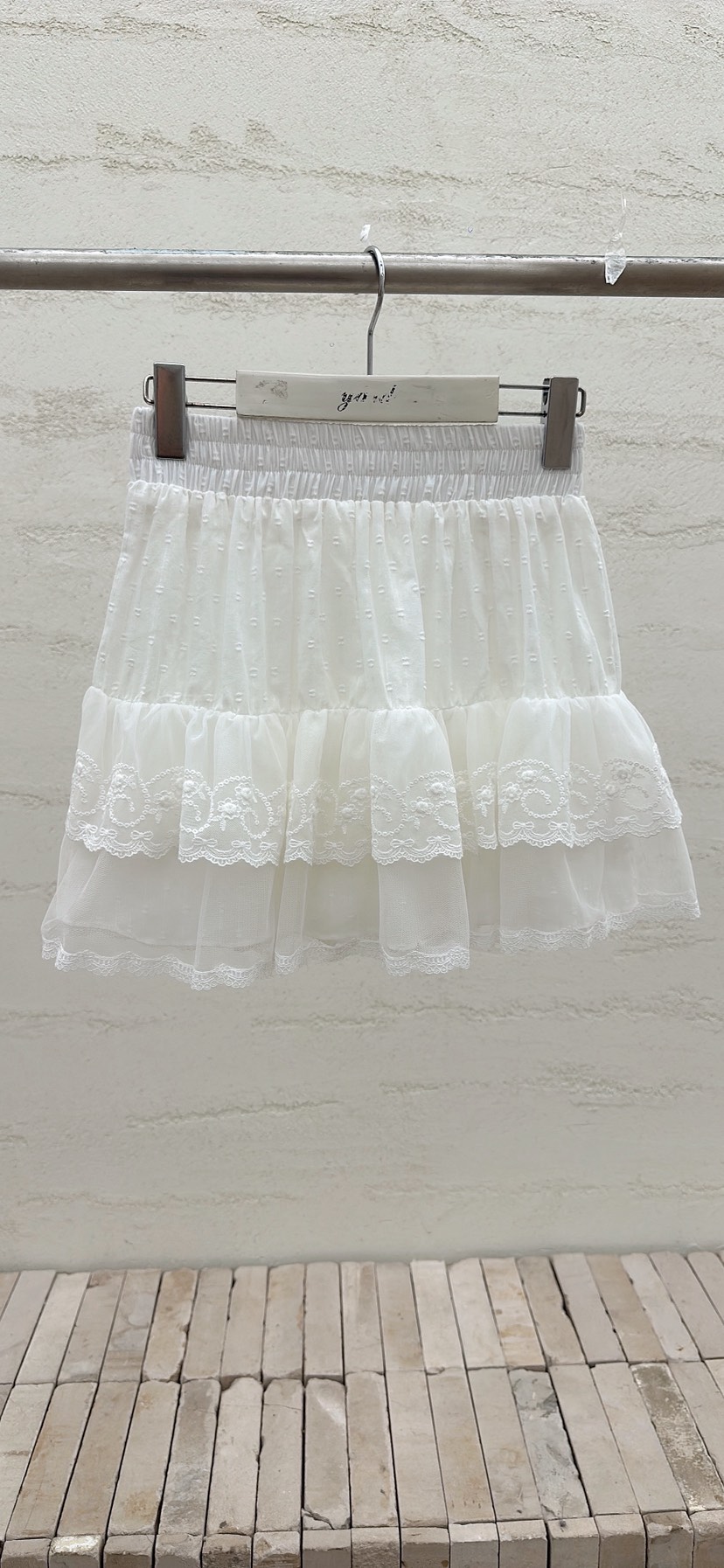 YARD韓國直郵女裝新款時尚人氣推薦休閑熱賣短裙刺繡雙面YARD短裙圖色1