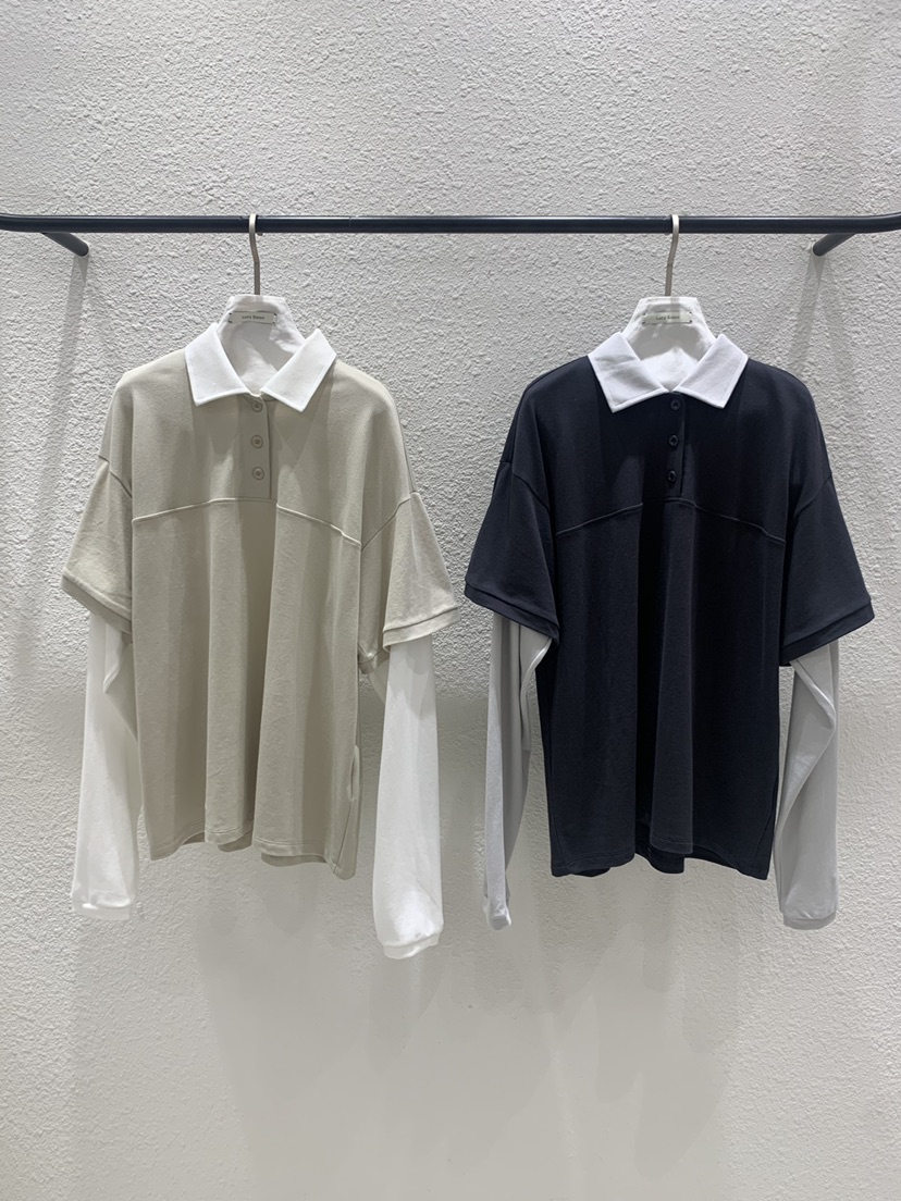 LUCY SALON韓國東大門直郵女裝新款休閑職業26春夏長袖T恤LUCY SALON長袖T恤