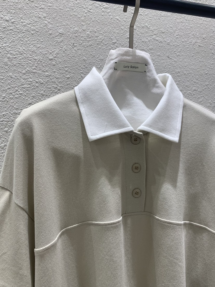 LUCY SALON韓國東大門直郵女裝新款休閑職業26春夏長袖T恤LUCY SALON長袖T恤