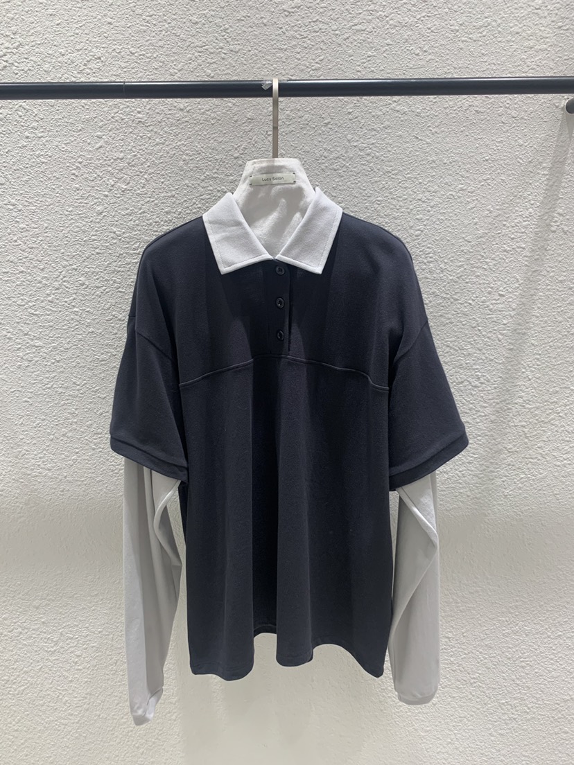 LUCY SALON韓國東大門直郵女裝新款休閑職業26春夏長袖T恤LUCY SALON長袖T恤圖色2