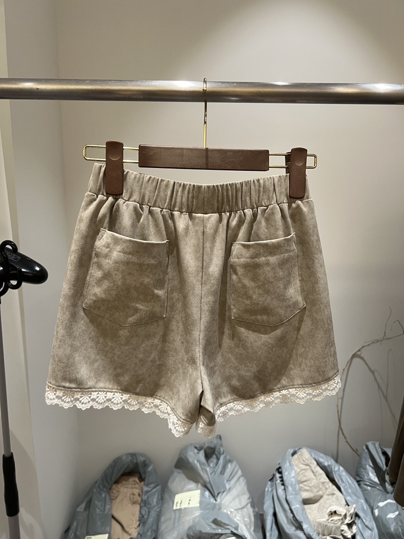 HUE/ERIA韓國東大門代購女裝新品休閑時尚26春夏短褲蕾絲HUE/ERIA短褲