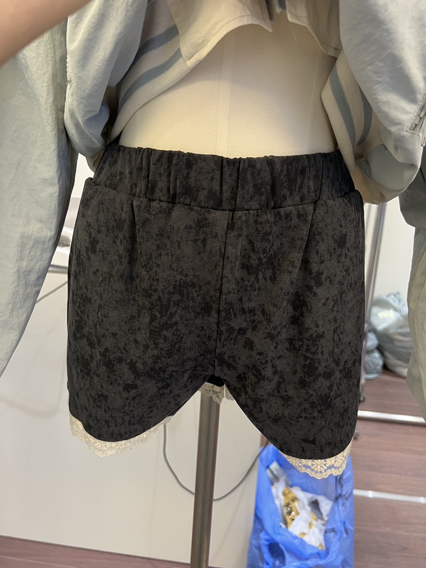 HUE/ERIA韓國東大門代購女裝新品休閑時尚26春夏短褲蕾絲HUE/ERIA短褲圖色2