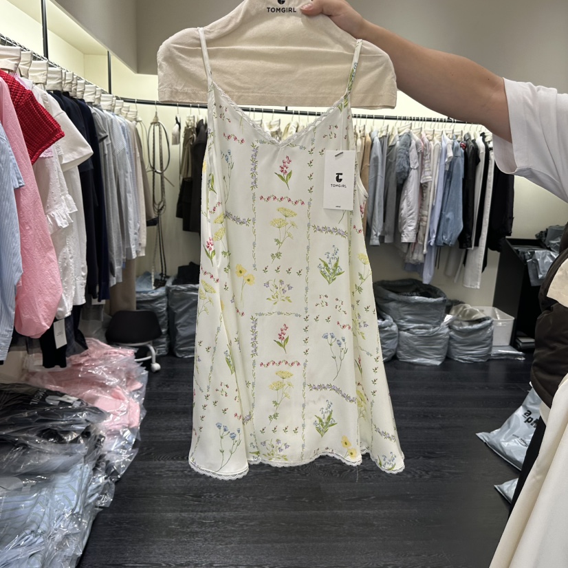 TOMGIRL韓國東大門代購女裝新品26春夏職業休閑人氣連衣裙TOMGIRL連衣裙圖色1