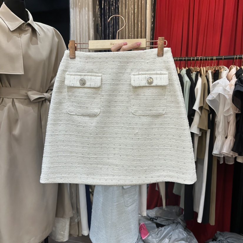 HERISH-HAUTE韓國直郵女裝新款熱賣推薦職業26春夏休閑短裙HERISH-HAUTE短裙圖色1