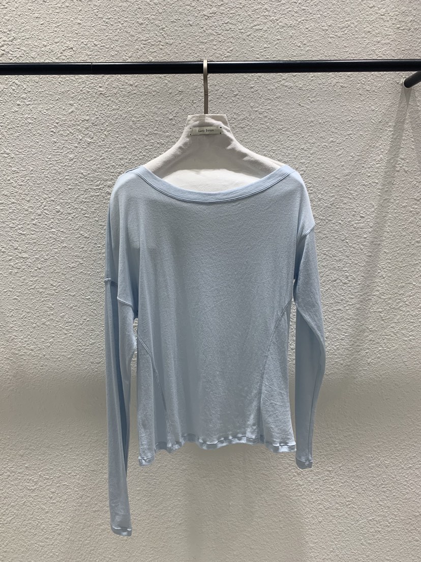 LUCY SALON韓國直郵女士新款熱賣人氣職業推薦26春夏長袖T恤LUCY SALON長袖T恤圖色2