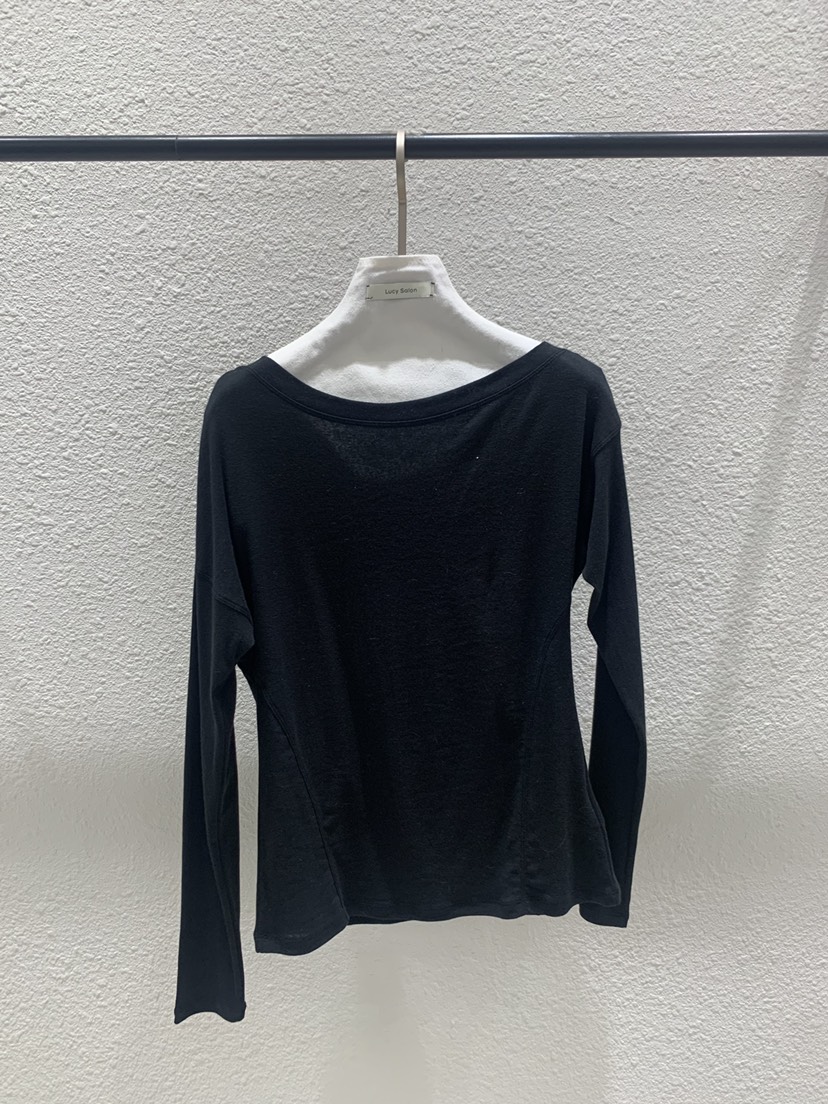 LUCY SALON韓國直郵女士新款熱賣人氣職業推薦26春夏長袖T恤LUCY SALON長袖T恤圖色3